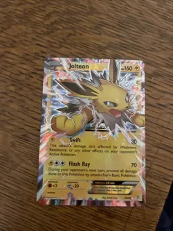 Pokemon Jolteon EX TCG 28/83 Generations Ultra Rare Holo - Image 1