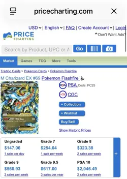 MEGA CHARIZARD EX 69 Pokemon XY 2014 69/106 - Image 2