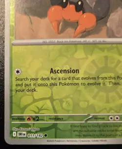 Dwebble 011/182 Reverse Holo Common Scarlet & Violet Destined Rivals Pokemon TCG - Image 4