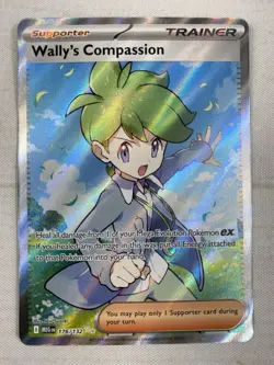 Wally's Compassion 176/132 Full Art Ultra Rare - Pokemon TCG: Mega Evolution NM - Image 1