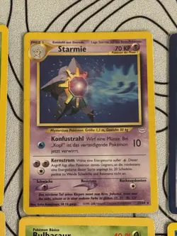 Pokemon Vintage Foreign Lot Mostly German w 1st Edition Energy + Rare Starmie - Image 4