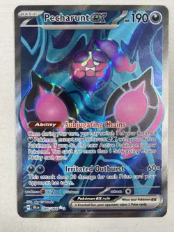 Pecharunt EX 085/064 SV Shrouded Fable Full Art Ultra Rare Holo Pokemon TCG NM - Image 1