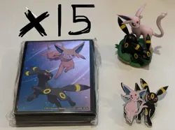 🔥Pokemon Prismatic Evolutions Figure Collection - Sleeves Pin & Figurine LOT 15 - Image 1