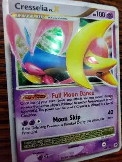 Pokemon Cresselia Lv.X 103/106 - DP Great Encounters EX MP - Image 2