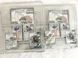 Pokemon TCG Paldean Fates Great Tusk Iron Treads ex Stamped Promos NO GAME CODE - Image 1