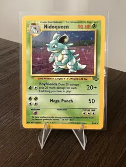Pokemon TCG Nidoqueen 7/64 Jungle Unlimited Holo Rare - Image 1