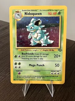 Pokemon TCG Nidoqueen 7/64 Jungle Unlimited Holo Rare - Image 4