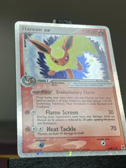 Pokemon TCG Flareon ex 108/113 Delta Species Ultra Rare 2005 Near Mint - Image 4