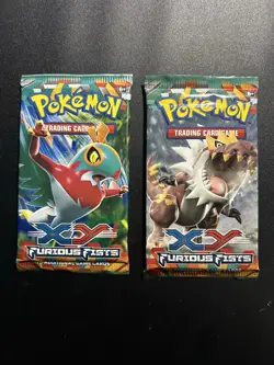 Pokemon TCG XY Furious Fists Booster Packs-Lot of 2 - Image 1