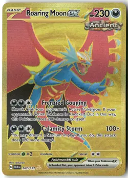 Roaring Moon ex, Pokemon SV04: Paradox Rift Hyper Rare, 262/182 NM - Image 1
