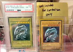 Blue-Eyes White Dragon SDK-001 Starter Deck Kaiba PSA 8 Max Fade Error Yu-Gi-OH! - Image 2