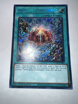 YUGIOH Sinful Spoils of Subversion - Snake-Eye DUNE-EN060 Secret Rare - Image 3
