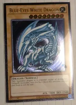 Blue-Eyes White Dragon - Ultimate Rare OTS - OP28-EN001 - NM - Image 3