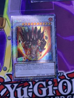 Yugioh - Jurrac Meteor RA04-EN139 1st Edition Platinum Secret Rare NM - Image 1