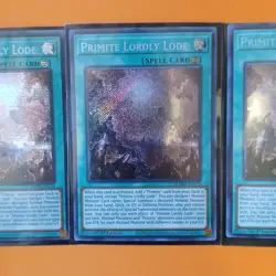 Yugioh 3x Primite Lordly Lode x2-MP25-EN114 x1-BLMM - Image 3