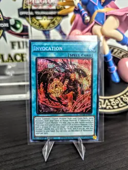 Yu-Gi-Oh! Invocation (Alternate Art) Prismatic Secret Rare MP24-EN060 - Image 1