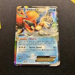 Keldeo EX 45/113 NM -Ultra Rare Pokemon Card- Legendary Treasures (8c1) - Image 1