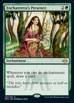 MTG English Enchantress's Presence NM Foil Modern Horizons 2 - Image 1