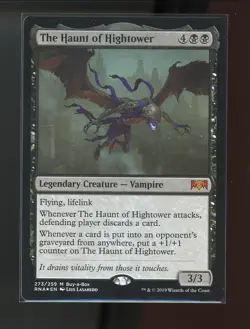MTG The Haunt of Hightower FOIL Ravnica Allegiance Buy A Box Promo Card - Image 1