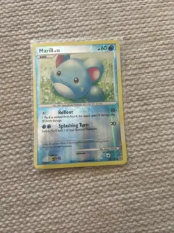 Pokemon Marill Reverse Holo Card 88/130 Diamond and Pearl - Image 1
