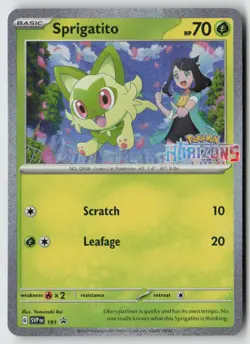 Sprigatito - 191 - SV: Scarlet & Violet Promo Cards Holo - PTCG - Image 1