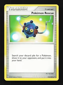 Pokemon Rescue 115/127 MP Platinum English Pokemon Card TCG - Image 1