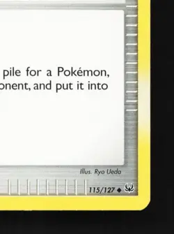 Pokemon Rescue 115/127 MP Platinum English Pokemon Card TCG - Image 4