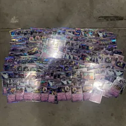 190+ Pokemon Holographic Holo Card Lot Psychic Energy Type Mewtwo Fezandipiti - Image 1