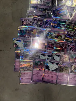 190+ Pokemon Holographic Holo Card Lot Psychic Energy Type Mewtwo Fezandipiti - Image 2