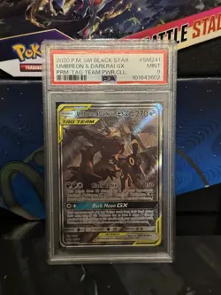 🔥Umbreon/Darkrai GX *&* Espeon/Deoxys Tag Team PROMO Cards **SEQUENTIAL PSA 9** - Image 5