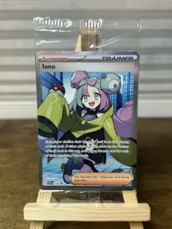 Iono 124 Pokemon TCG SV: Scarlet & Violet SVP - Black Star Promo Cards Sealed - Image 1