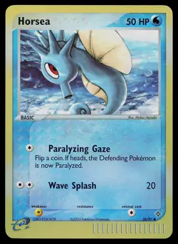 Pokemon Card - Horsea Dragon 58/97 Common Reverse Holo - Image 1