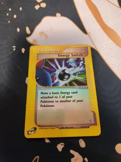 Energy Switch 120/147 Aquapolis Reverse Holo Pokemon Trading Card Game - Image 1