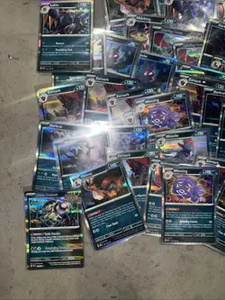 140+ Pokemon Holographic Holo Card Lot Dark Energy Type Tyranitar Weezing 151 + - Image 2