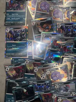 140+ Pokemon Holographic Holo Card Lot Dark Energy Type Tyranitar Weezing 151 + - Image 3