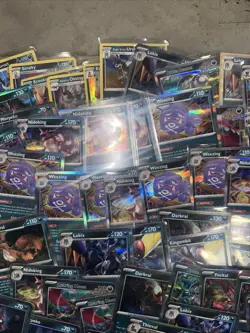140+ Pokemon Holographic Holo Card Lot Dark Energy Type Tyranitar Weezing 151 + - Image 5