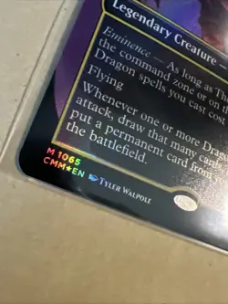 MTG The Ur-Dragon CMM 1065 M NM Textured FOIL - Image 4