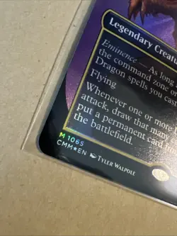 MTG The Ur-Dragon CMM 1065 M NM Textured FOIL - Image 5