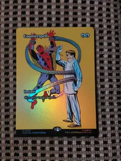 Counterspell (Borderless Foil) Marvel Universe Spiderman Nm Never Played - Image 1