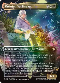 Estinien Varlineau Borderless Final Fantasy Chocobo Track Foil 474 - Image 1
