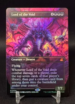 ?? Lord of the Void - FOIL - Anime Borderless - Ravnica Remastered RVR - NM - Image 1