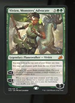 MTG Vivien, Monsters' Advocate Ikoria Lair of Behemoths Pack Promo 175/274 - Image 1