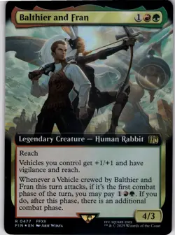 Balthier and Fran (Extended Art) R FINAL FANTASY 477 NM - Image 1