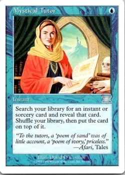 MTG Magic The Gathering Mystical Tutor 6th Edition Played See Scan A - Image 1