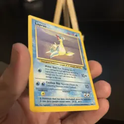 Pokemon Lapras Fossil 10/62 Holo Rare DMG - Image 3