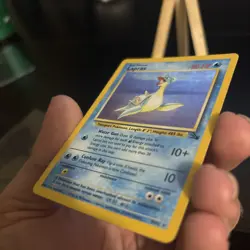 Pokemon Lapras Fossil 10/62 Holo Rare DMG - Image 4