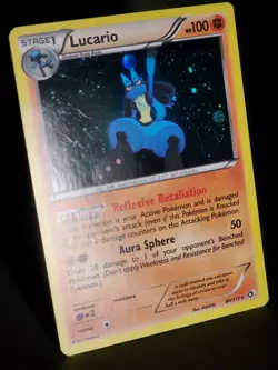 POKEMON LUCARIO 80/113 - COSMOS PROMO - HOLO RARE LP-MP - Image 2