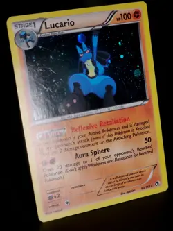 POKEMON LUCARIO 80/113 - COSMOS PROMO - HOLO RARE LP-MP - Image 3