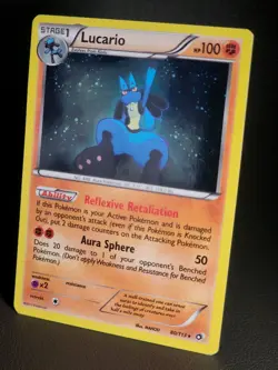 POKEMON LUCARIO 80/113 - COSMOS PROMO - HOLO RARE LP-MP - Image 5