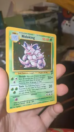 Nidoking - Holo - 11/130 Base Set 2 - Pokemon TCG - 1999 - Image 1